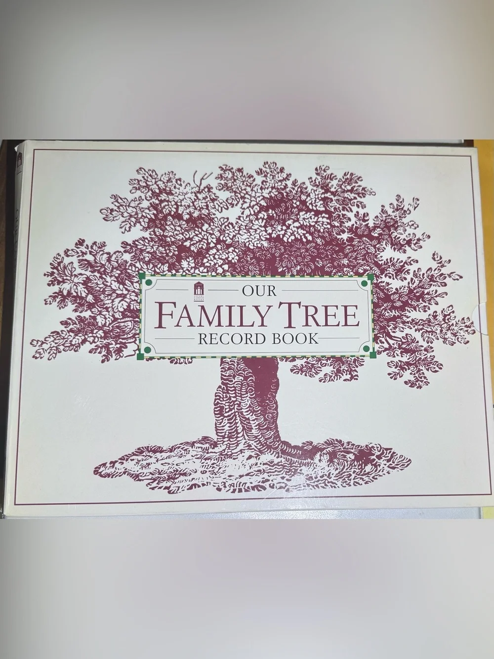 Record Book - Burgundy Cover
